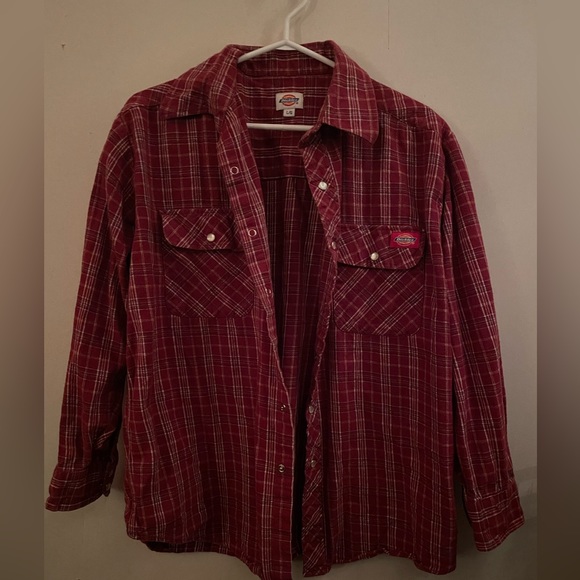 90s Dickies Heavyweight Flannel - Picture 3 of 3